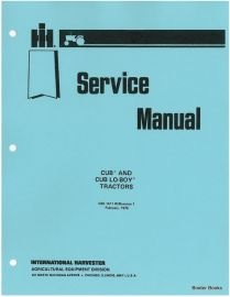 Shop IH Cub Tractor Service Manuals Now